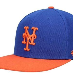 New York Mets No Shot Captain Snapback Hat - Royal new without tag